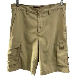 TONY HAWK Men's Khaki/Tan Cargo Summer Shorts Skateboard Golf Sz.31 EUC